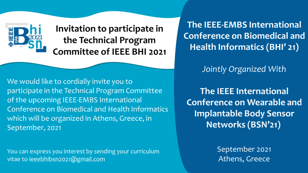IEEE BHIBSN 2021 IEEE BHIBSN2021